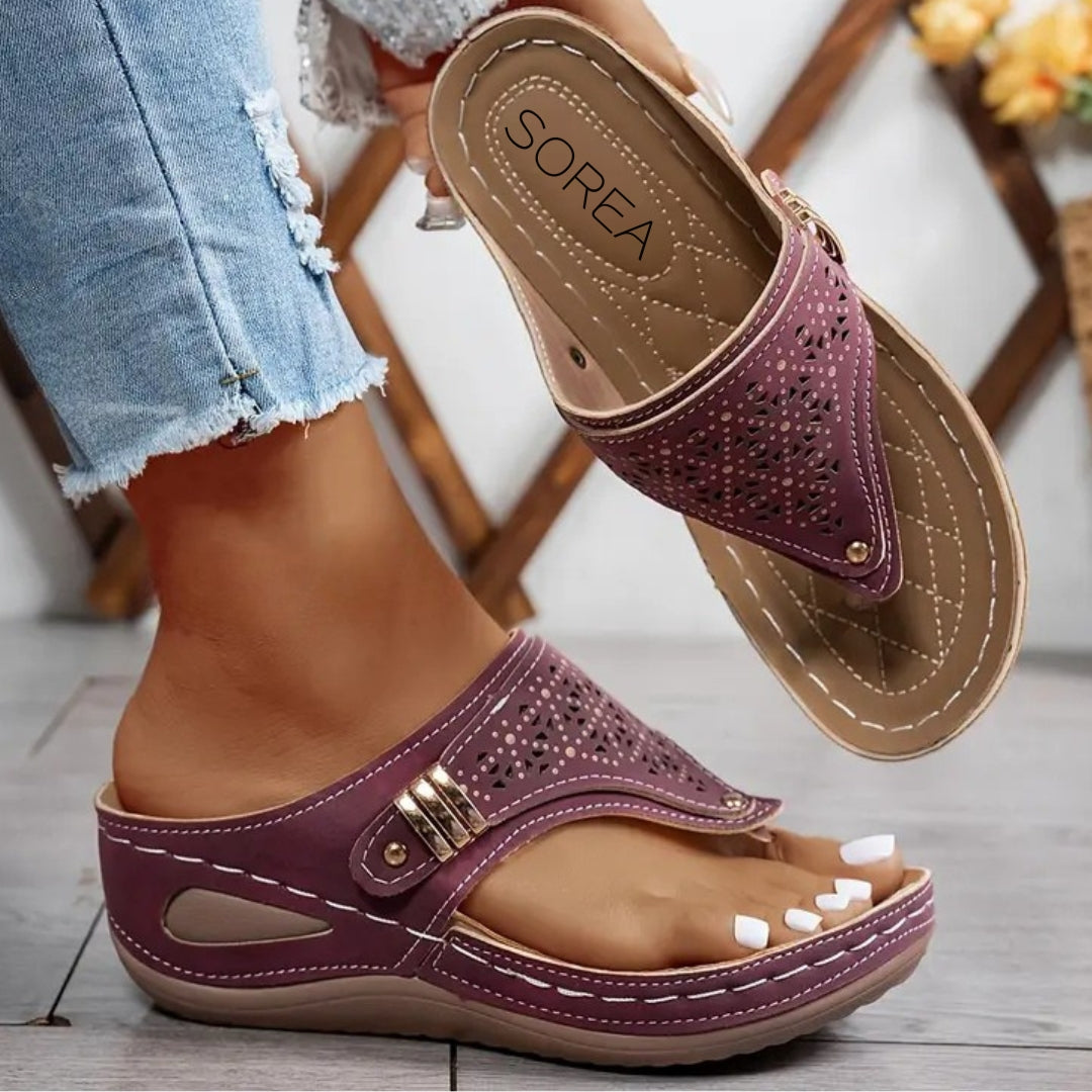 Amalia - Sandales ergonomiques confortables pour femme