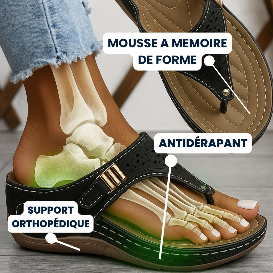 Amalia - Sandales ergonomiques confortables pour femme